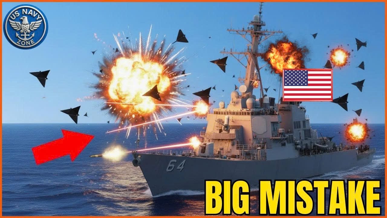 12 Houthi Drones ATTACK U.S. Ship - Then THIS Happened