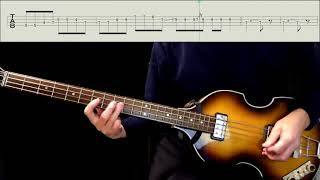 Video thumbnail of "Bass TAB : Boys - The Beatles"