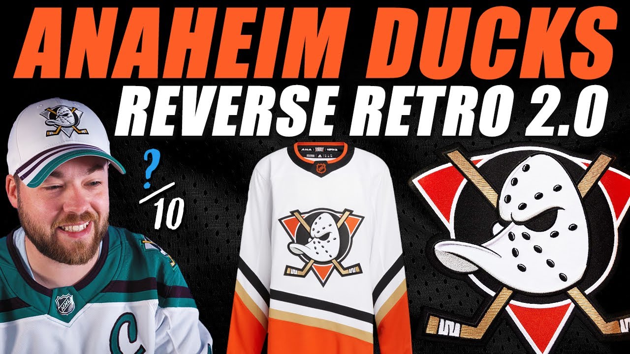 Men's Custom Anaheim Ducks Adidas Custom Reverse Retro 2.0 Jersey