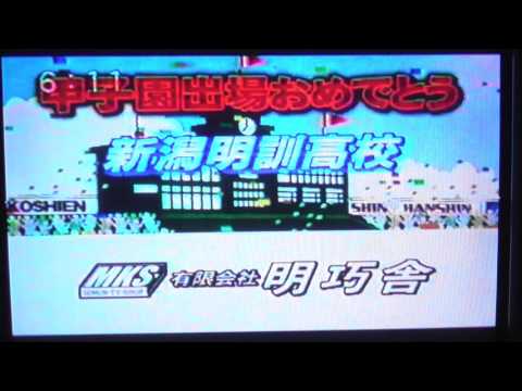新潟 高校野球CM　4ｃｈ