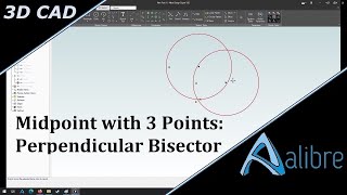 Alibre Design Tips and Tricks 4: Midpoint Constraint with 3 points Profile