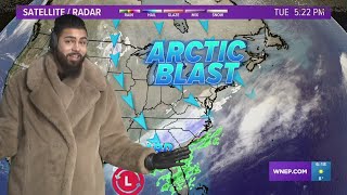 6PM Update: Northeastern and central Pennsylvania records its coldest day in more than 2 years