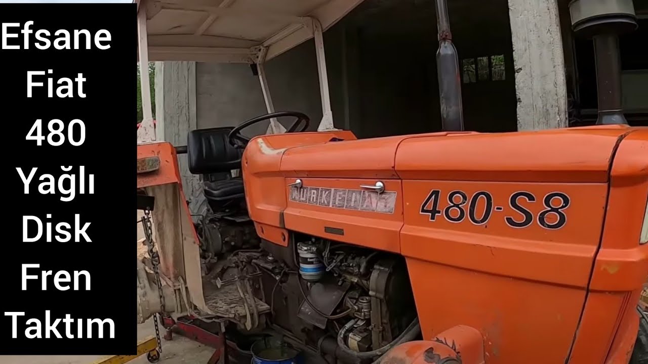 Fiat 480 s8 Traktöre Disk Fren Taktık / Fiat 480 Yağlı disk fren testleri
