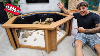 Buying CUSTOM 300G POND for My FISH BUILDING!! (what's inside?)