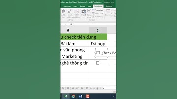 Cách tạo dấu check #excel #daotaotinhoc #nguyenquangvinh #office #microsoft #tinhocvanphong #shorts