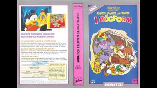 Ducktales The Lost Crown Of Genghis Khan Swedish Vhs Closing Disney 1988