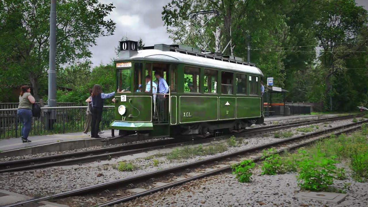 Poland, Lodz, heritage 0 tram ride from Telefoniczna Zajezdnia to Mickiewicza