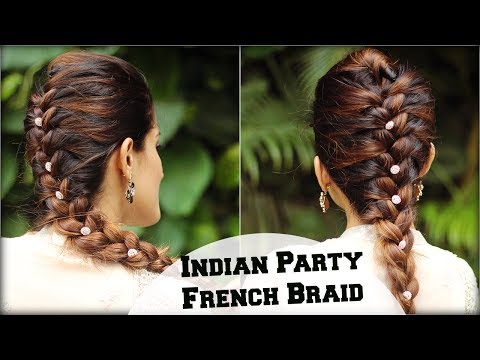 New Modern Braided Bridal Hairstyle For South Indian Wedding/Decorated  Flower Braided Hairstyles - YouTube