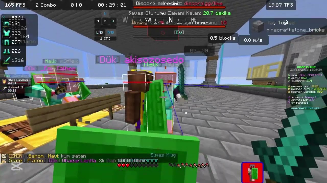 CraftLime  Kill Montage 1 (Edindzeko01 için)