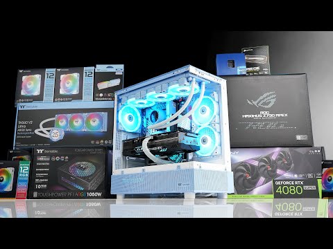 EPIC Thermaltake View 270 PC Build Time Lapse