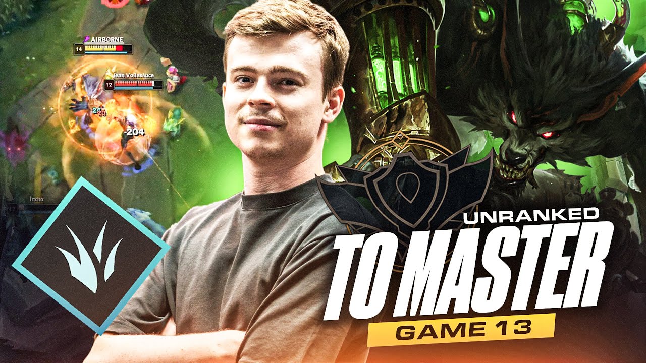 13- WARWICK JUNGLE - UNRANKED TO MASTER HARD MODE