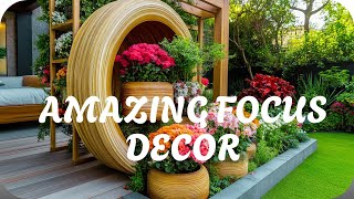 DIY Garden Decor from Recycled Items: Eco-Friendly Rustic Sustainable Budget Outdoor Art/Focal Decor