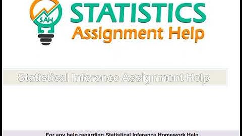Statistical Inference Assignment Help