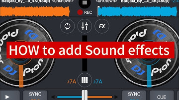 How to add Sound effects to cross dj pro. LATEST
