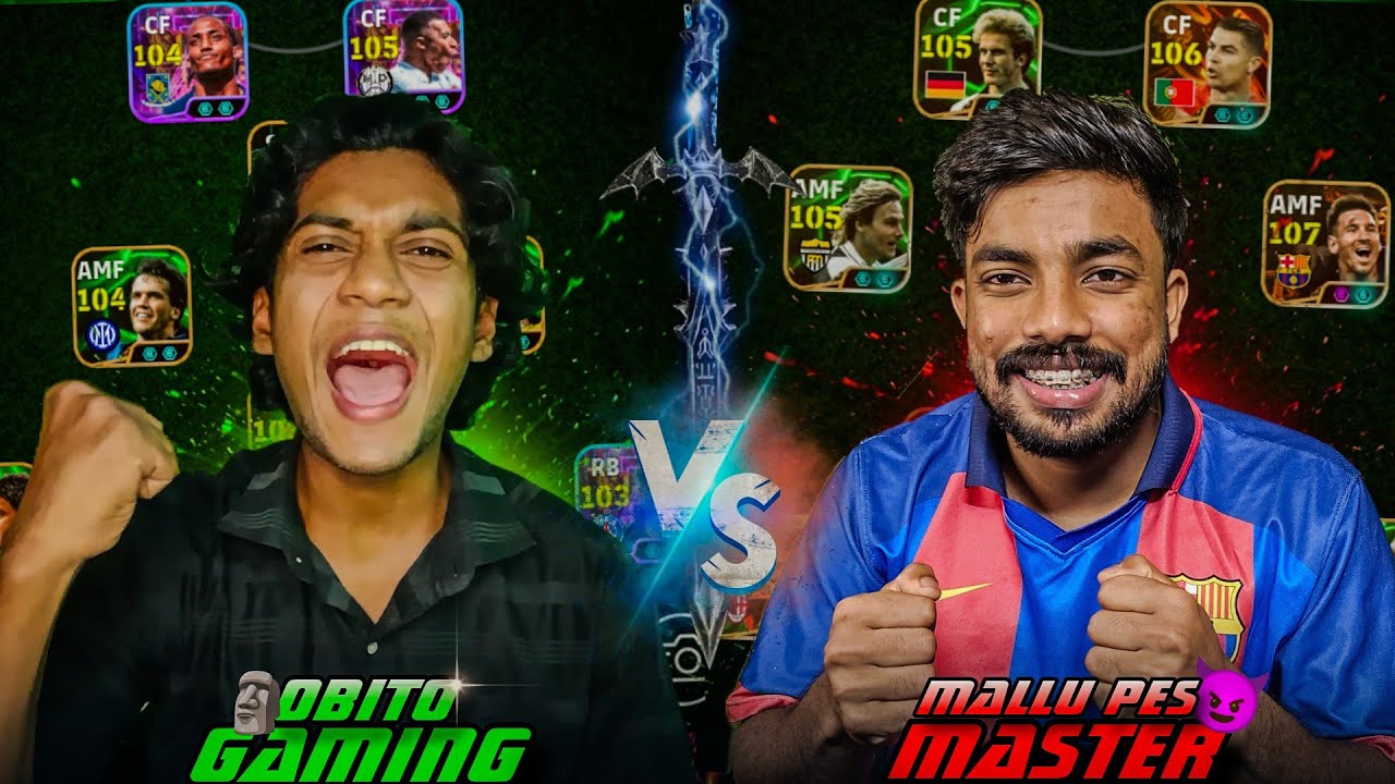 OBITO GAMING 🆚 MALLU PES MASTER 