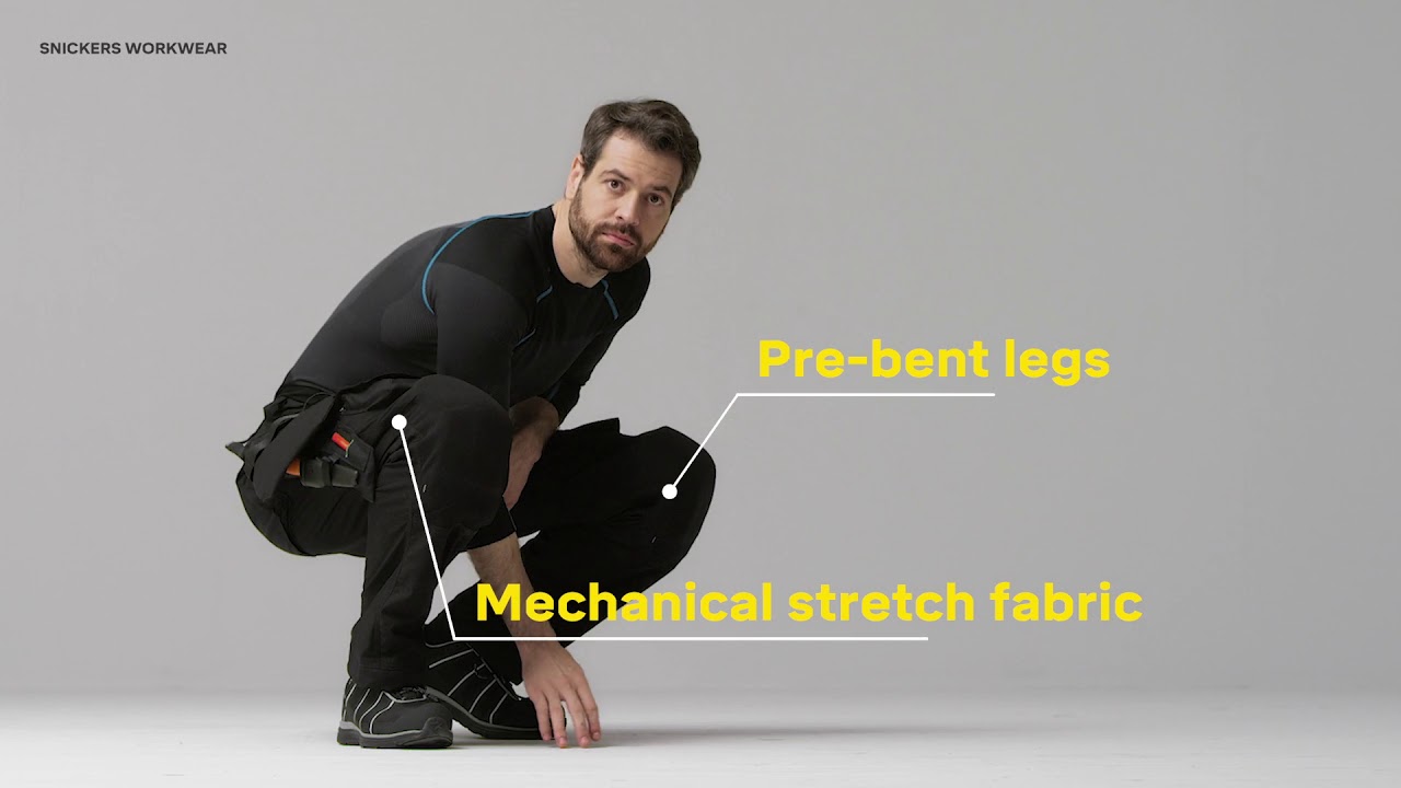 Snickers Workwear - 6923 FlexiWork Bodenleger Arbeitshose mit Holstertaschen