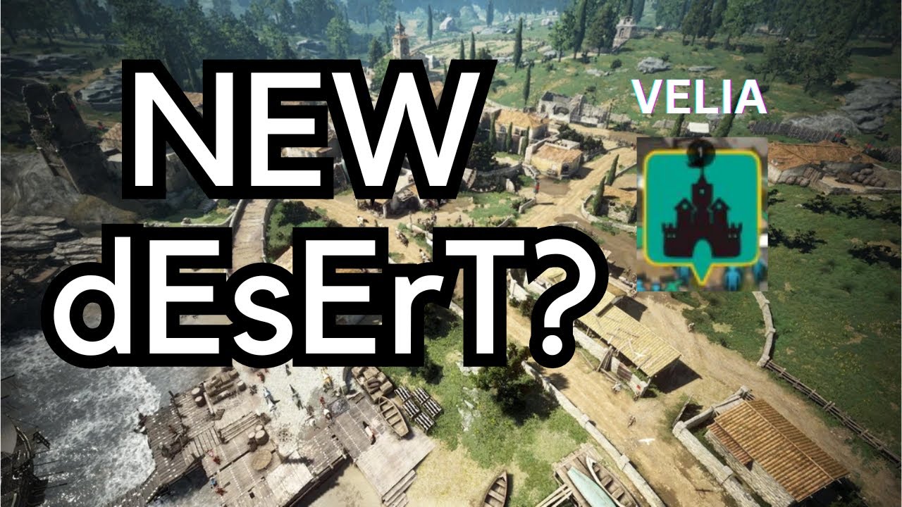 NEW DESERT UPDATE IN VELIA? Black Desert Online YouTube