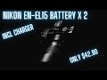Nikon EN-EL15C Battery x 2 & charger.. Z6, Z6 ii, Z7, Z7 ii, D850...