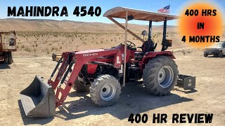 MAHINDRA 400 HOUR REVIEW - 400 HRS IN 4 MONTHS