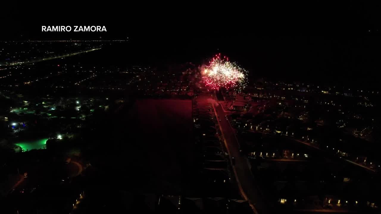 Illegal fireworks in Las Vegas on Independence Day, 2023 YouTube