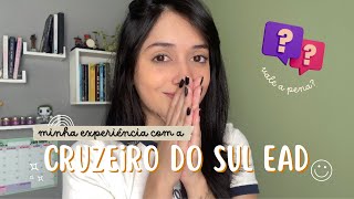 MINHA EXPERIÊNCIA COM A CRUZEIRO DO SUL EAD | Vale a pena? 🤔🎓