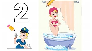 Draw Police - Tricky Puzzles - all levels 31-60 Gameplay Walkthrough [Android, iOS Game] #2 screenshot 3