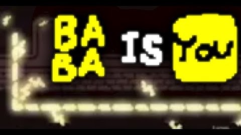 Baba Is You, but there