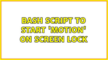 Ubuntu: Bash script to start 