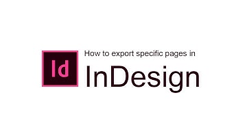 How to export specific pages by number as a PDF in InDesign 2025 | Export PDF In InDesign