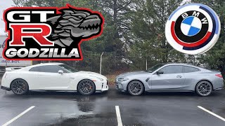 2024 BMW M4 Competition VS R35 Nissan GTR! What's The Best AWD Super Sports Car?