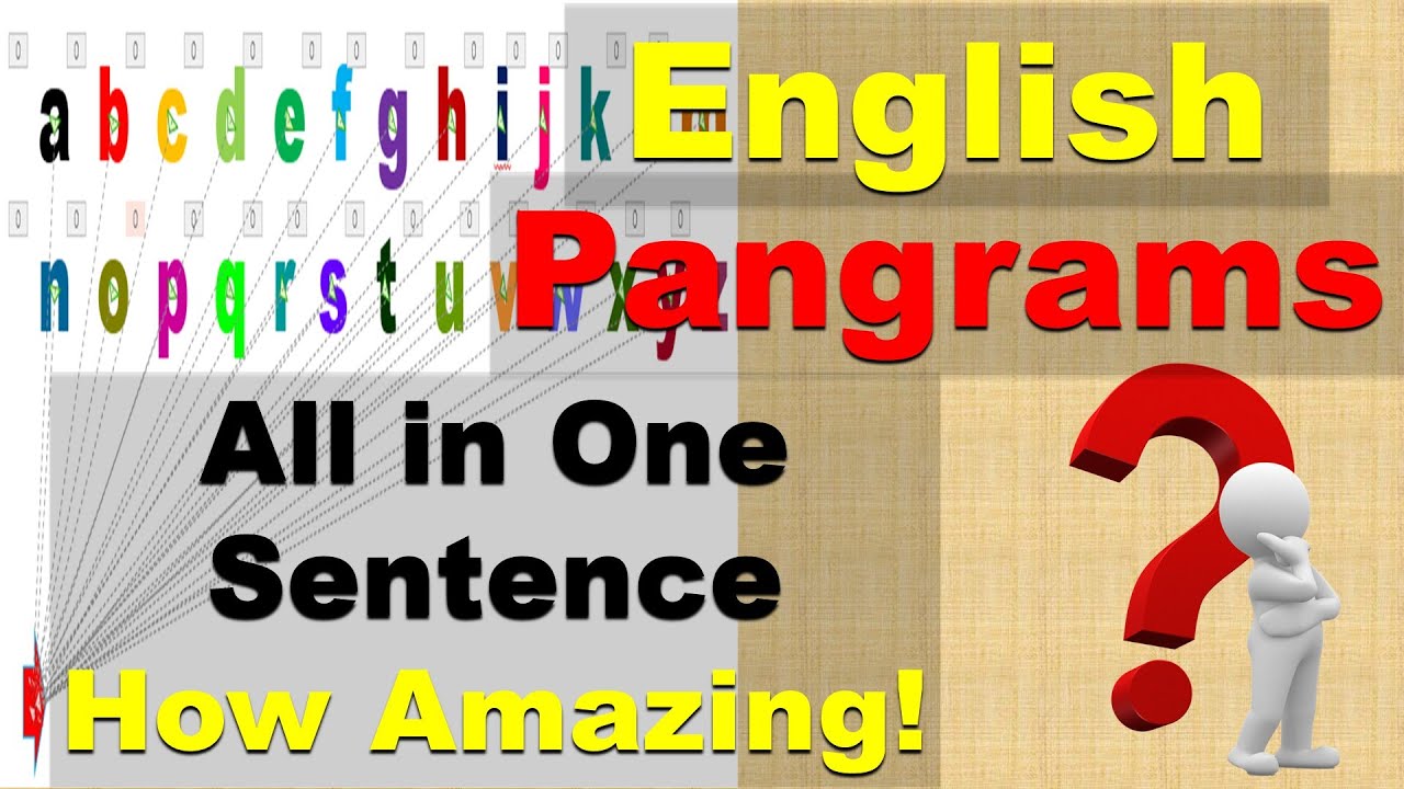 All English Alphabet In One Sentence 10 Famous Sentences YouTube All English Alphabet In One Sentence 10 Famous Sentences YouTube