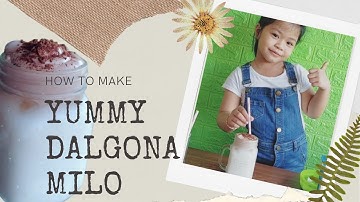 How to make YUMMY DALGONA MILO | Maegan