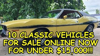 Episode #69: 10 Classic Vehicles for Sale Across North America Under $15,000, Links Below to the Ads by MG Guy Vintage Vehicles 3,793 views 9 days ago 13 minutes, 32 seconds