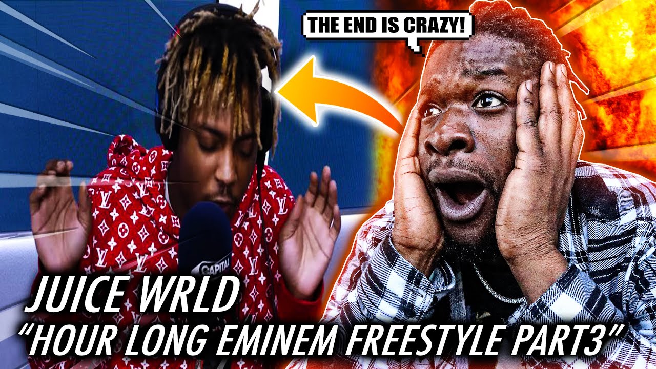HE ENDED IT PERFECTLY! | Juice WRLD Freestyles For an Hour Over Eminem Beats Prt.3 (REACTION)