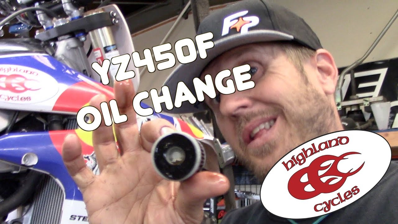 2018 YZ450F Oil Change
