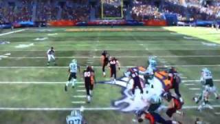 Tim Tebow runs for a TD vs NY Jets