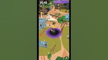 Hole.io | Jurassic World | Android IOS Gameplay | #shorts