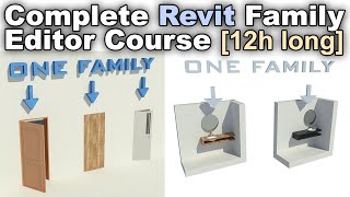 Complete Revit Family Editor Course - How to make a Family in Revit