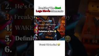 Ranking The BEST The Lego Movie Moments 😭 #rankings #funny #lego #legomovie