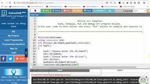 c++ programm to check quotient and remainder