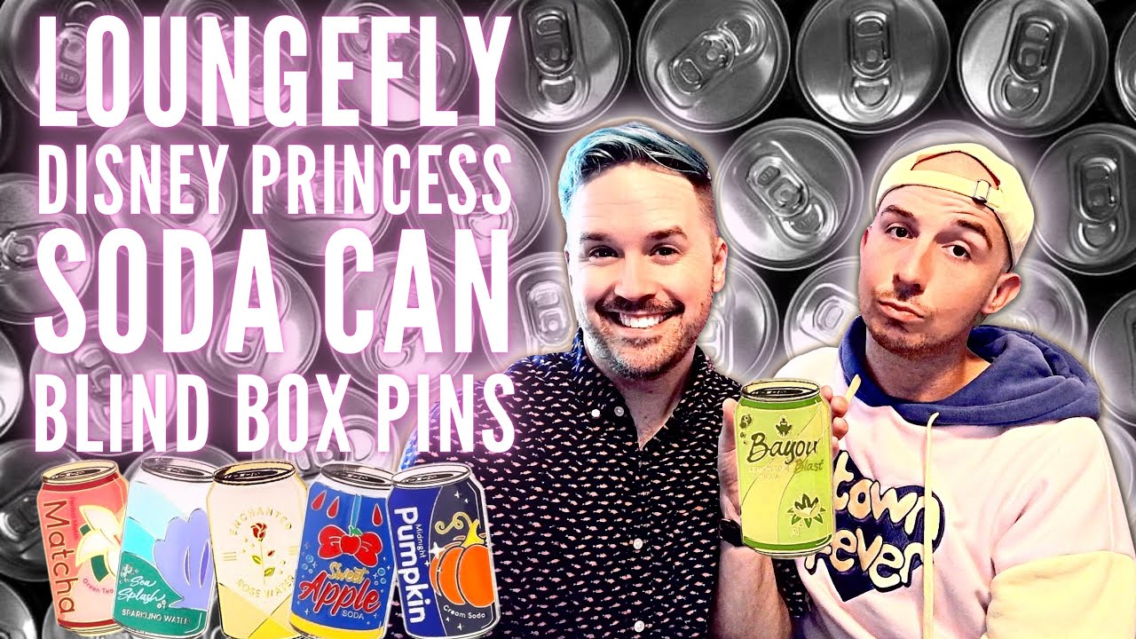 Loungefly Disney Princess Soda Can Blind Box Pins | Mystery Pin Unboxing | Hot Topic Haul