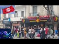 جمهور الافريقي يصنع الحدث في العاصمة قبل مباراة الكلاسيكو امام الملعب التونسي