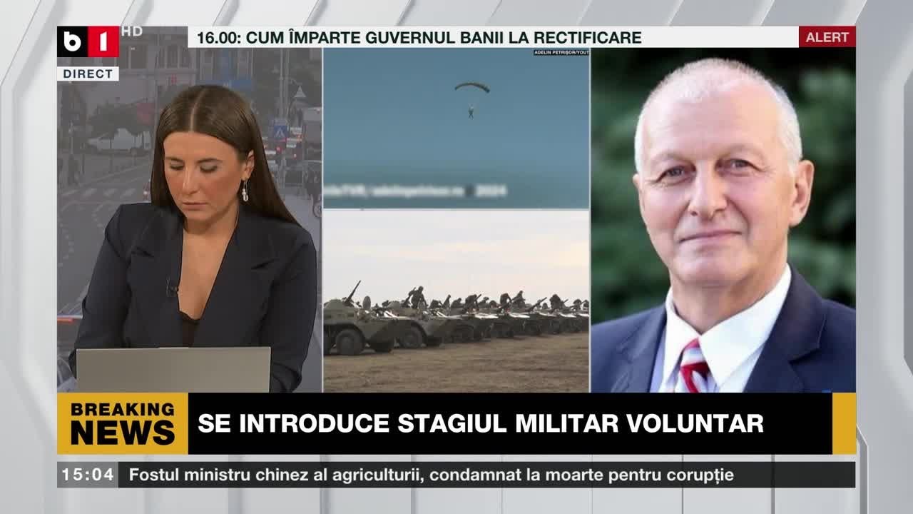 V.BĂLĂCEANU, GEN.(r), DESPRE LEGEA PREGĂTIRII DE RĂZBOI ȘI STAGIUL MILITAR VOLUNTAR.B1TV_29 sept2025