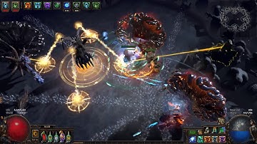 PathOfExile 3.2 Blade Vortex Elementalist vs the Elder (yellow tier)