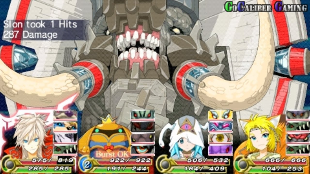 Unchained Blades PSP Walkthrough Part 51 Titan Slon BOSS BATTLE