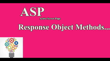 Response Object Methods in ASP