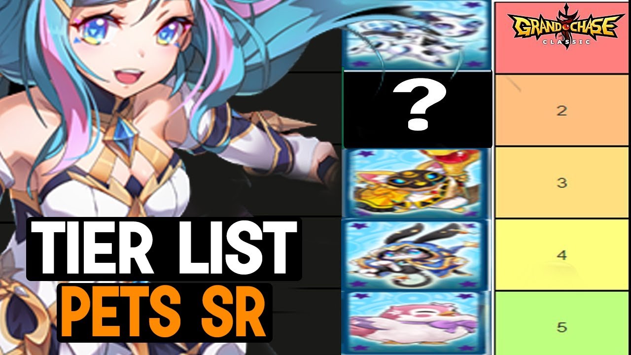 TOP 10 PETS SRs (TIER LIST BEST PET VIP) l GRAND CHASE CLASSIC - YouTube