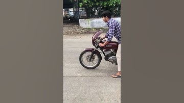 yanaha Rx100 Drag race Lounch #rx100 #exhaustsound #chamber #yamaha #bikelover