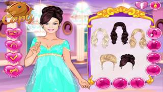 Barbie Princess games Barbie Winter Masquerade and Nail Studio Winter Design screenshot 3