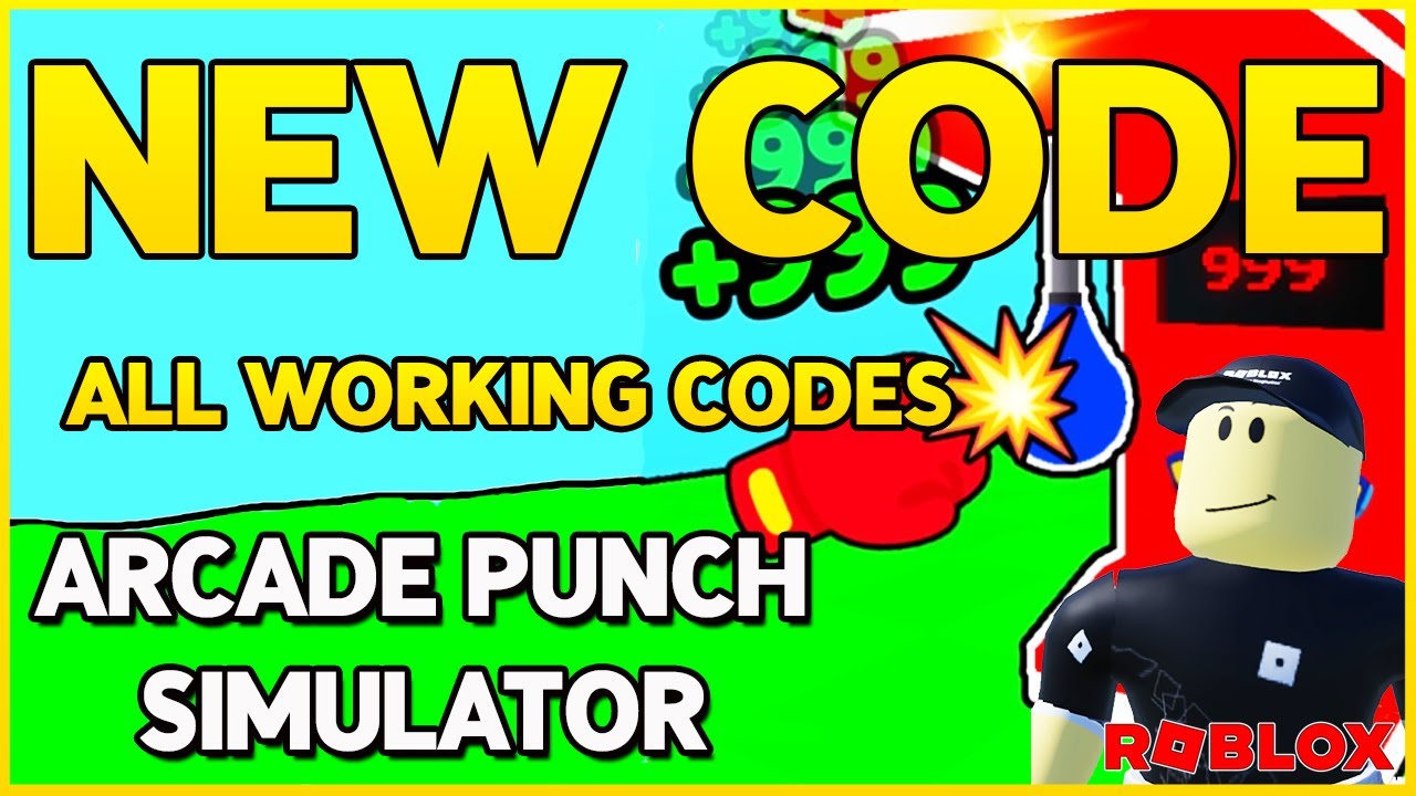 NEW WORKING CODE for 🥊ARCADE PUNCH SIMULATOR 🥊 Roblox 2024 🥊 Codes for ...